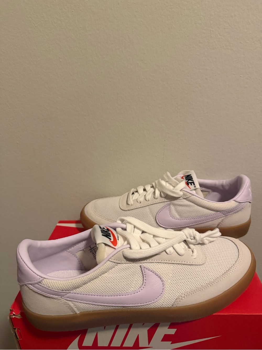 NEW - Nike Killshot 2 TXT - white & barely grape